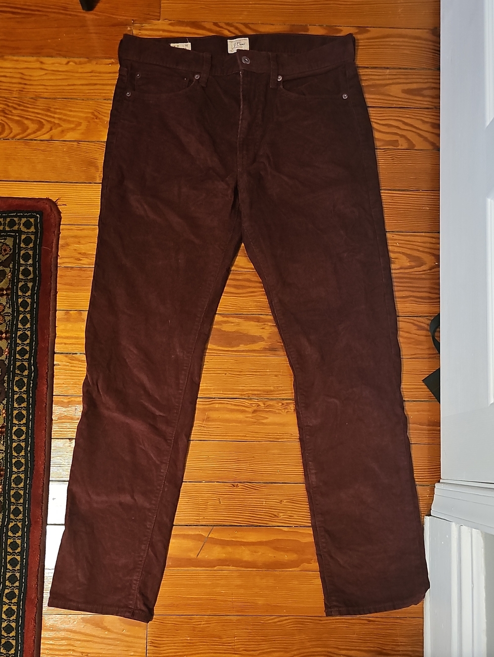 J. Crew Men's Red Corduroy Pants